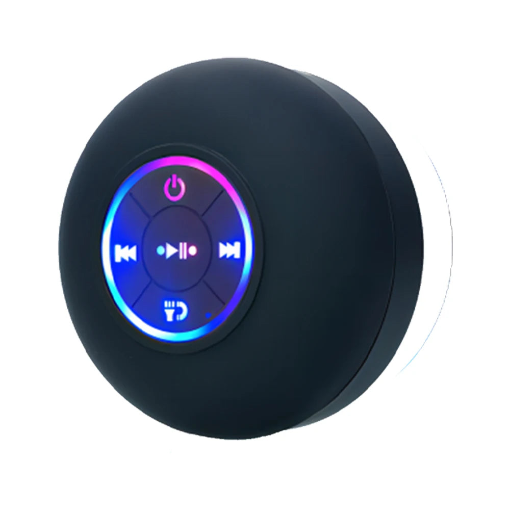 Portable Bluetooth Speaker with LED Light