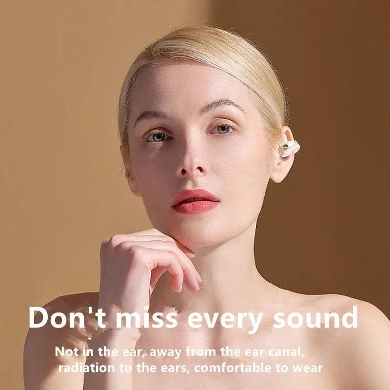 Wireless Open-Ear Clip Bluetooth Earbuds