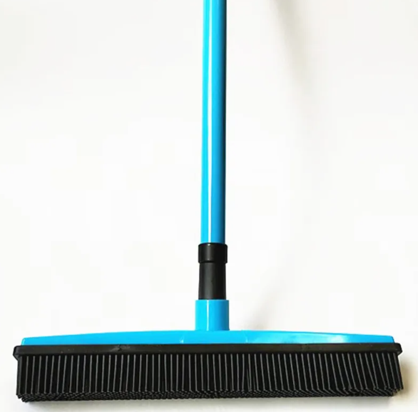 Rubber Pet Hair Removal Broom & Squeegee