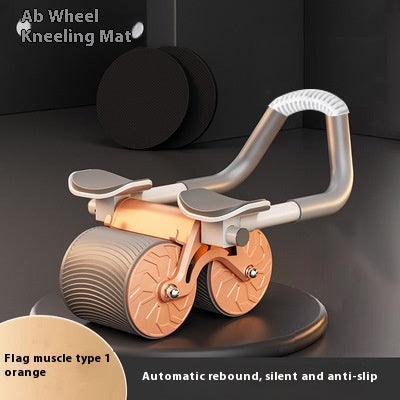 Automatic Rebound Ab Roller with Elbow Support