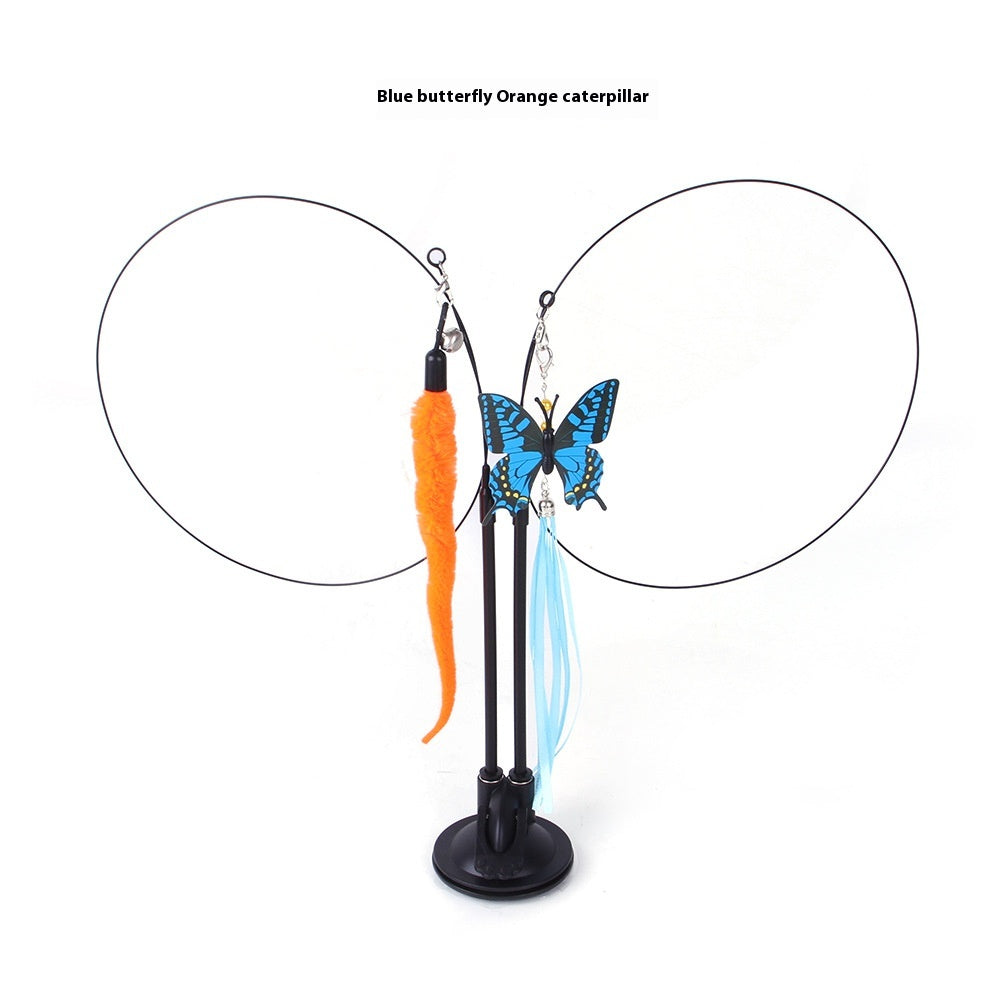 Suction Cup Interactive Cat Teaser Toy