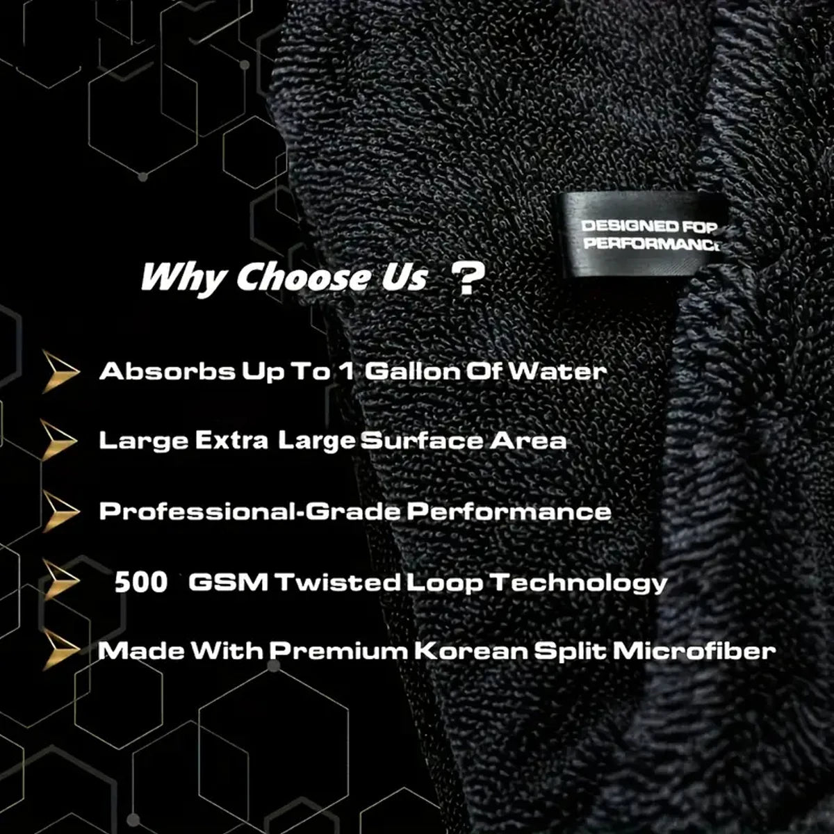 Ultra-Absorbent Microfibre Car Drying Towel