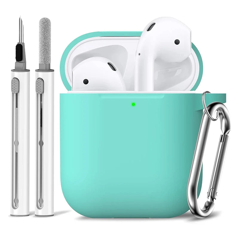 Case for AirPods 1st/2nd Gen with Cleaning Kit