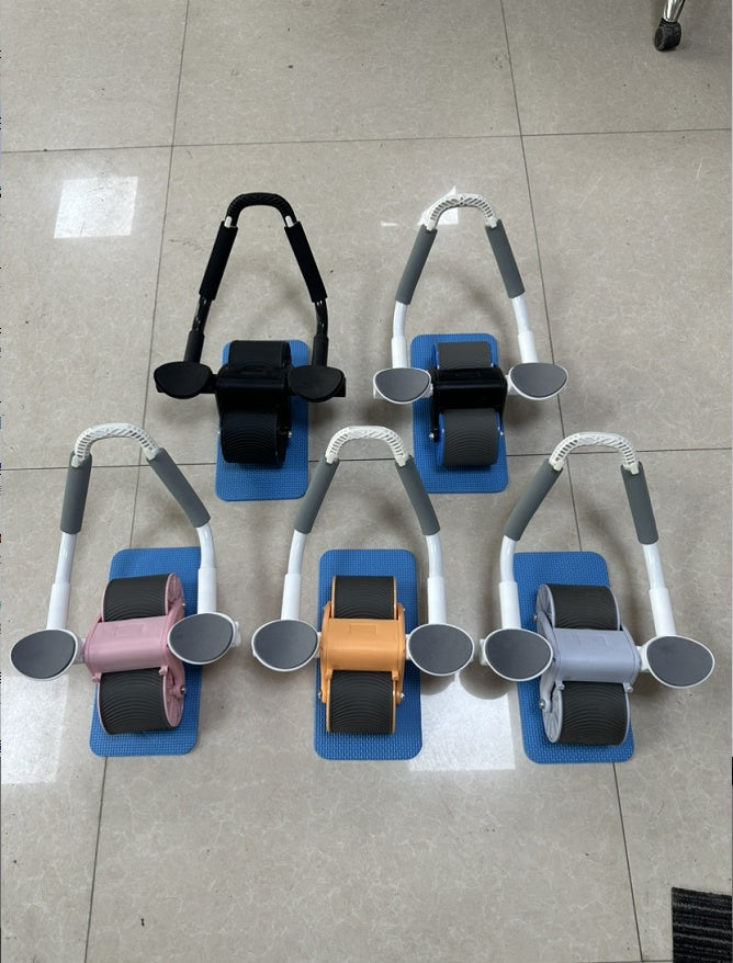 Automatic Rebound Ab Roller with Elbow Support
