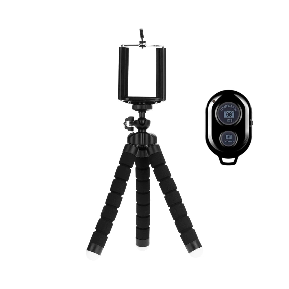 Flexible Mini Tripod & Phone Holder