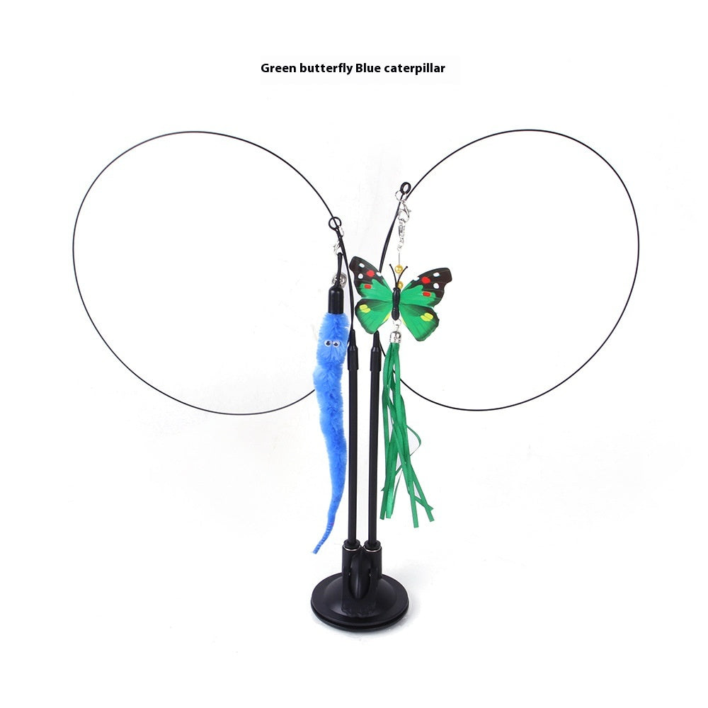 Suction Cup Interactive Cat Teaser Toy
