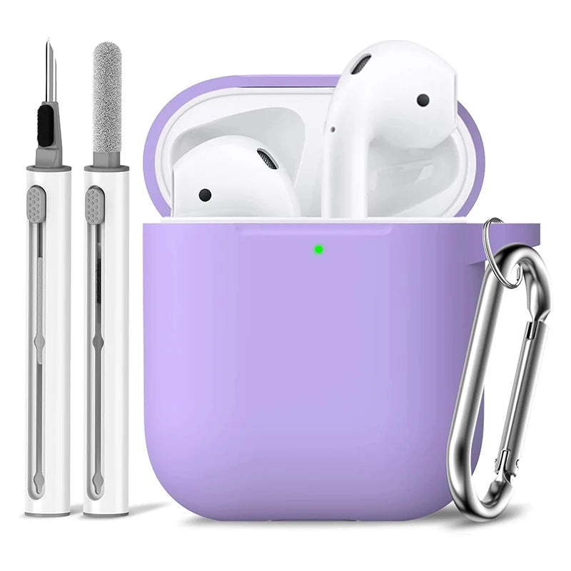 Case for AirPods 1st/2nd Gen with Cleaning Kit