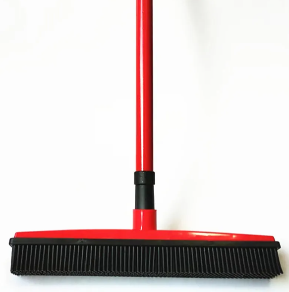 Rubber Pet Hair Removal Broom & Squeegee