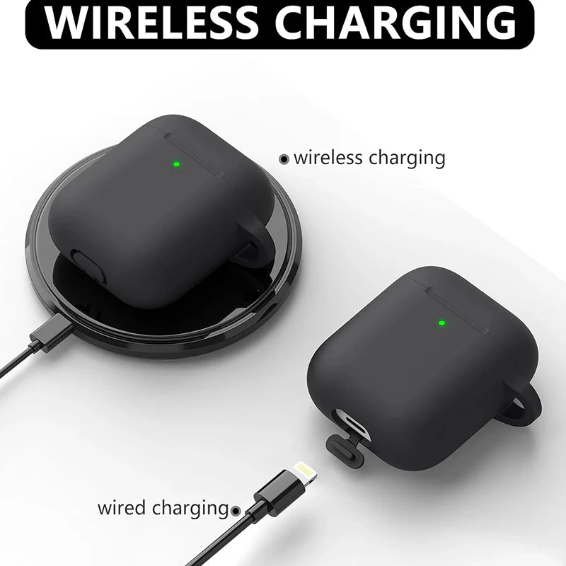 Case for AirPods 1st/2nd Gen with Cleaning Kit