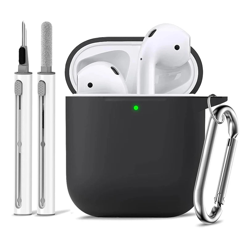 Case for AirPods 1st/2nd Gen with Cleaning Kit