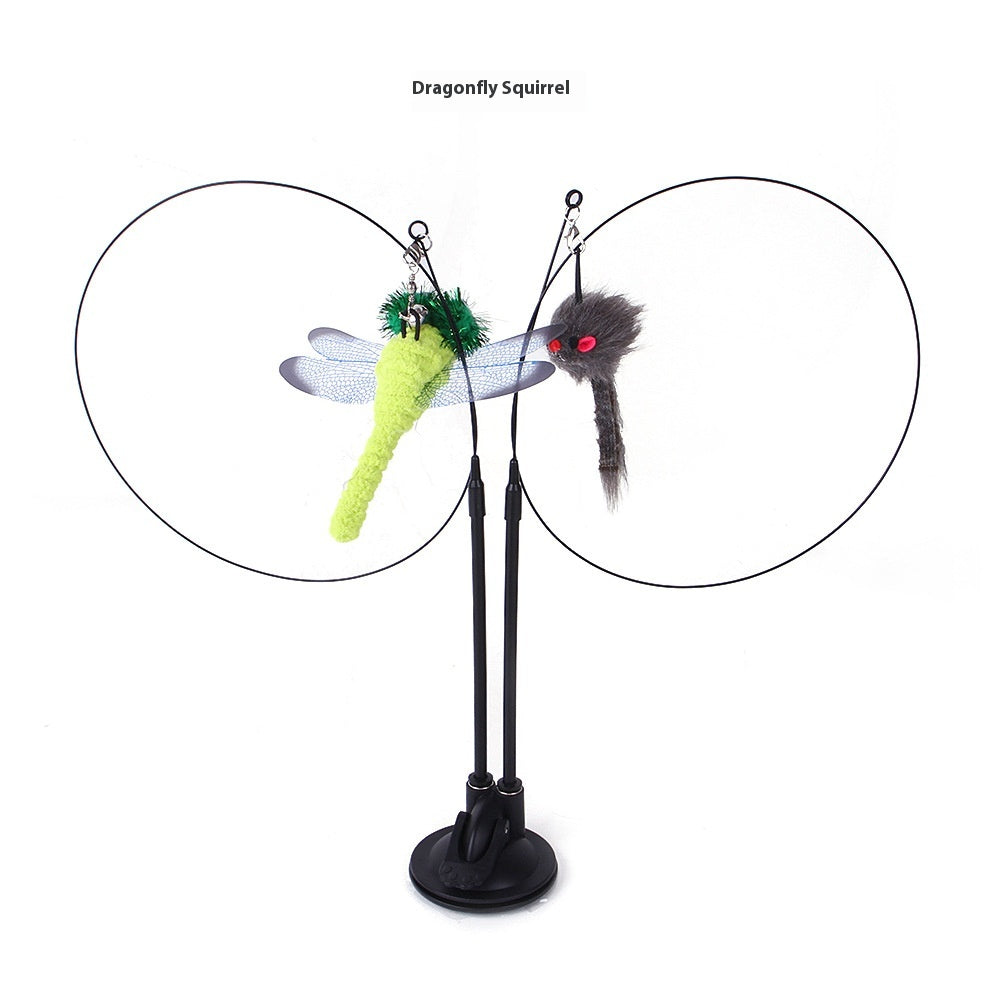 Suction Cup Interactive Cat Teaser Toy