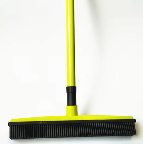 Rubber Pet Hair Removal Broom & Squeegee