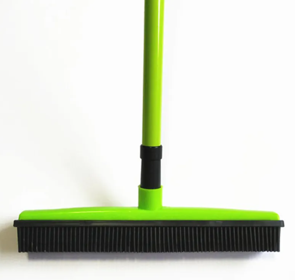Rubber Pet Hair Removal Broom & Squeegee