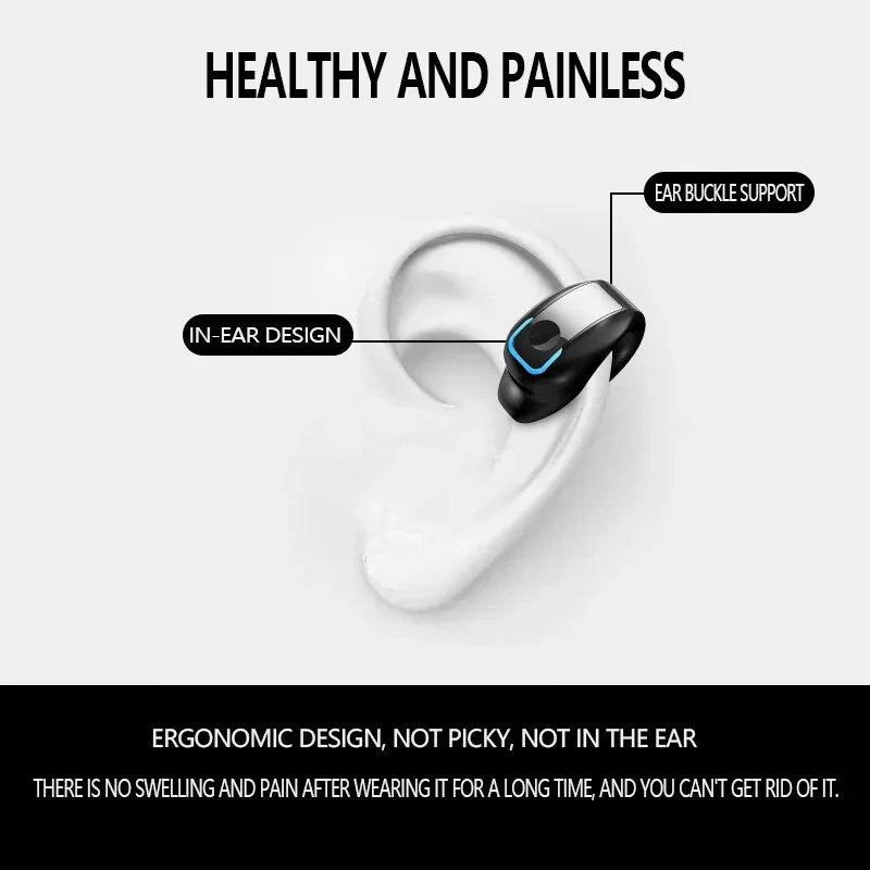 Wireless Open-Ear Clip Bluetooth Earbuds
