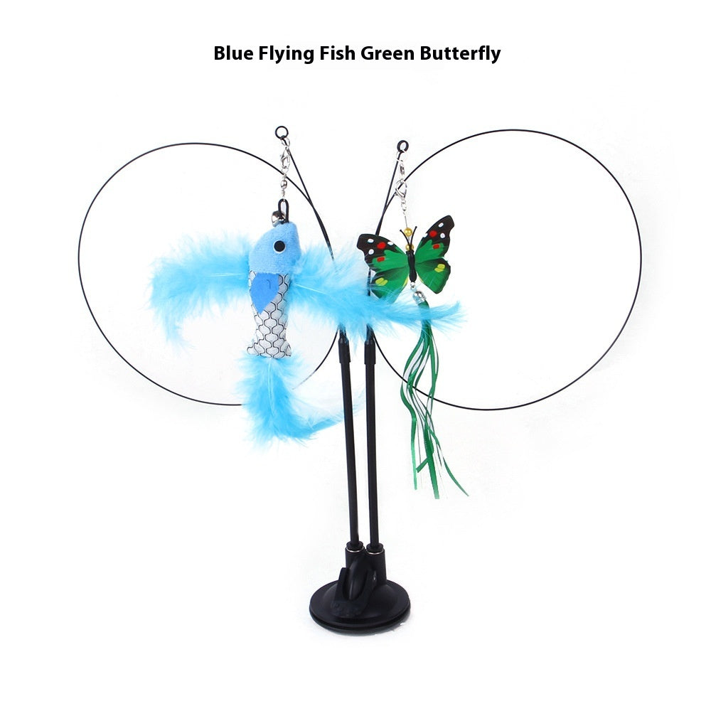 Suction Cup Interactive Cat Teaser Toy