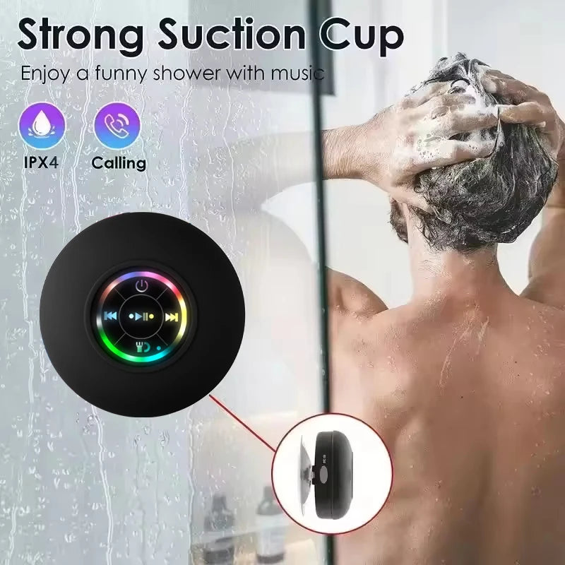 Portable Bluetooth Speaker with LED Light