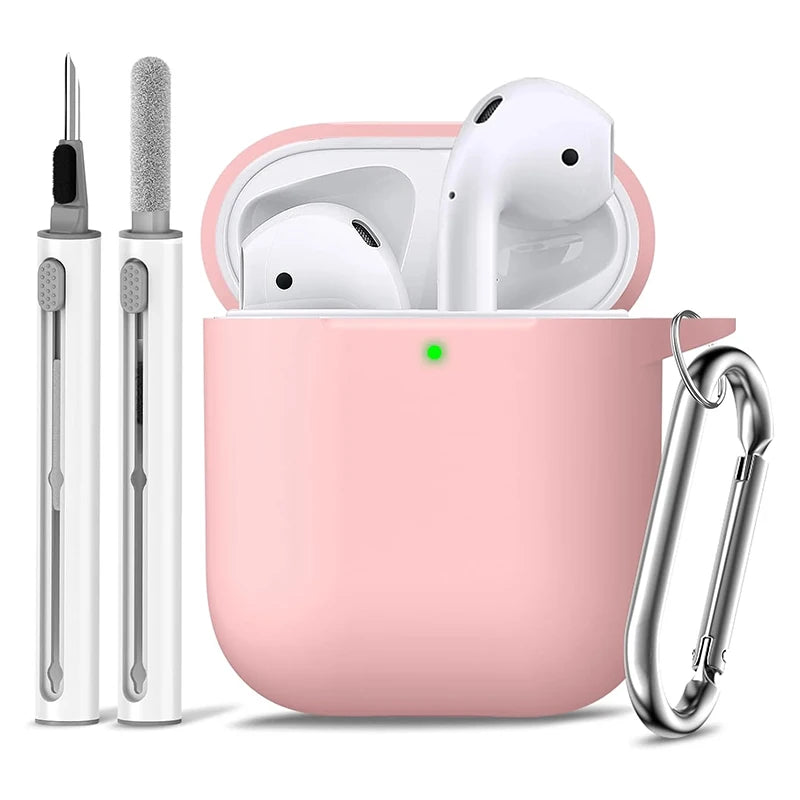 Case for AirPods 1st/2nd Gen with Cleaning Kit