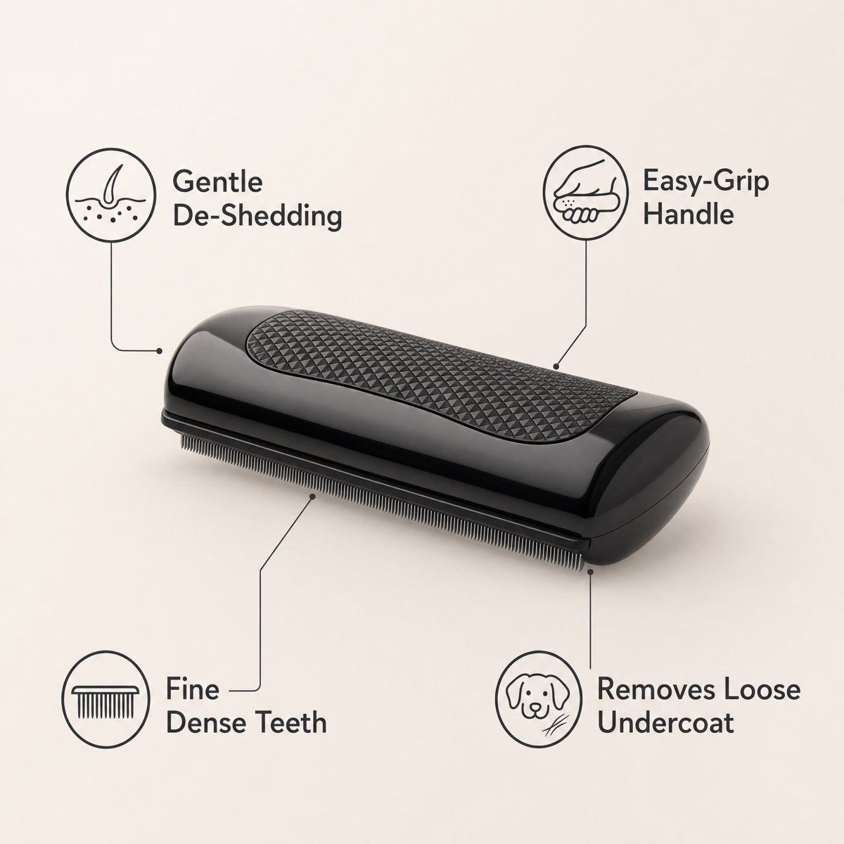 Dual-Sided Horse & Livestock Grooming Comb