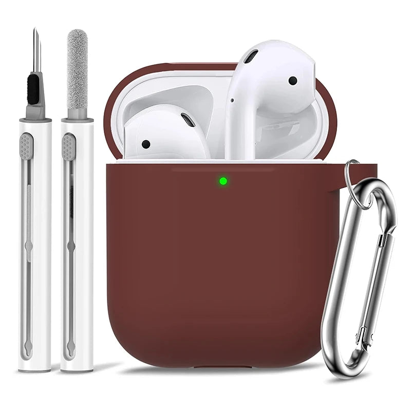 Case for AirPods 1st/2nd Gen with Cleaning Kit
