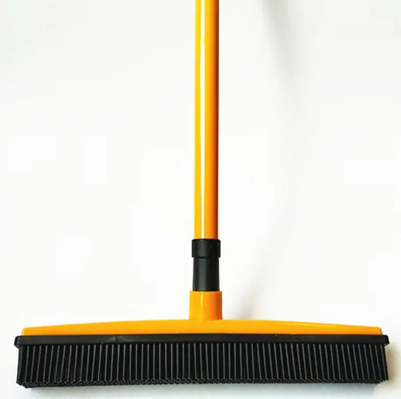 Rubber Pet Hair Removal Broom & Squeegee